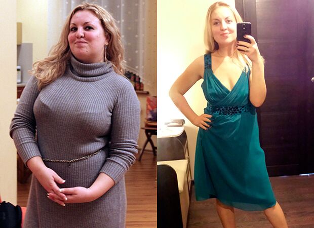 Φωτογραφίες πριν και μετά την απώλεια βάρους, εμπειρία με το Choco Lite