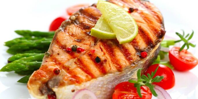 Ψάρια με λαχανικά για απώλεια βάρους