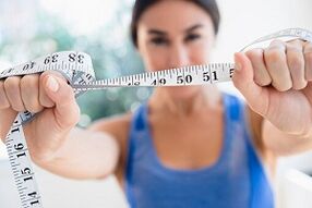 Εκατοστό και απώλεια βάρους στη δίαιτα Maggi